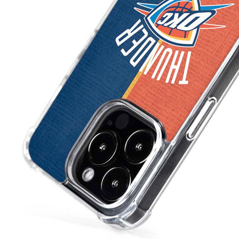 NBA OKC Thunder Split iPhone 16 Pro MagSafe Case